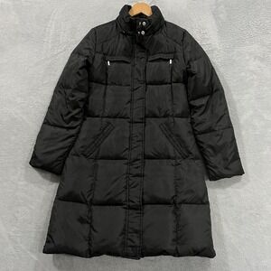 Michael Kors Down Jacket Womens XS Puffer Black Full Zip Winter